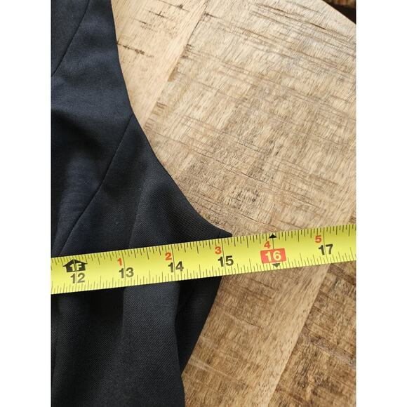 J. Crew Black Wool Sheath Dress, Size 2P Lined Black Career Party/Cocktail - Picture 8 of 12